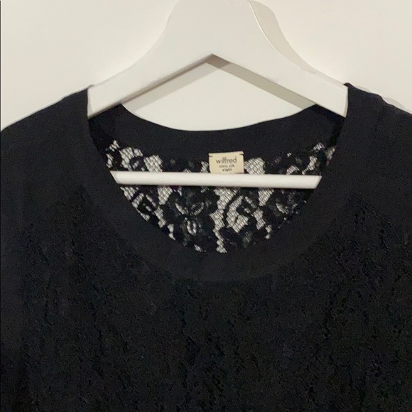 Aritzia - Wilfred little black dress lace & silk - Picture 4 of 14